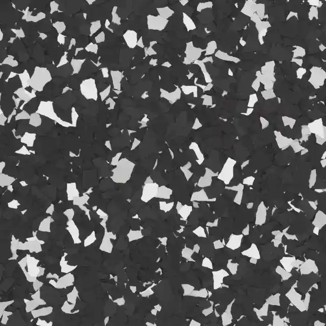 Clean Air Epoxy Flake Floor Coating - Raven