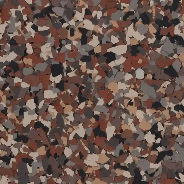 Clean Air Epoxy Flake Floor Coating - Robin